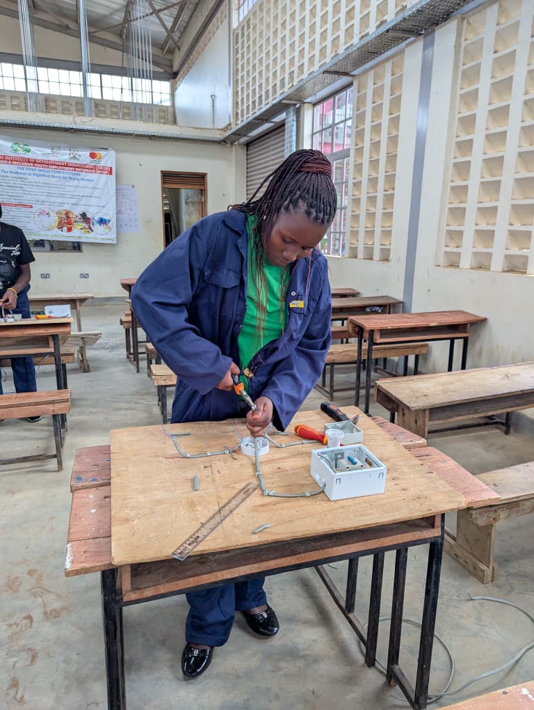 TridiUganda's tweet photo. Skills open doors. Inclusion &amp; knowledge help people walk through them.

Today at Nakapiripirit Technical Institute, SIYEP concluded intra-skills competitions, community information sessions, profiling &amp; training of 110 new participants in SRH, Gender, Safeguarding &amp; Disability. https://t.co/YXbBm7d1UA