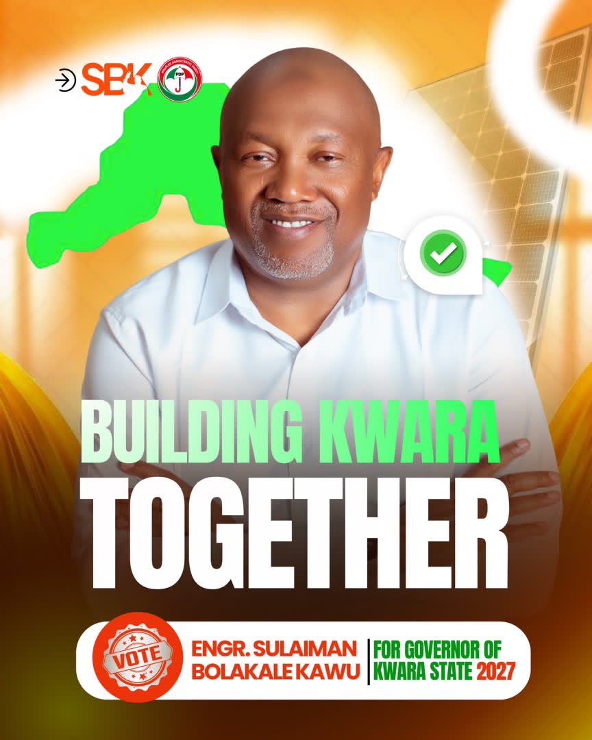 Yousaseef11's tweet photo. A stronger Kwara is not built by one person. It is built by all of us.

With @EngrKaleKawu and Rev. COS Fawenu, let’s work together for a Kwara that is safer, stronger, healthier, and full of opportunity.

One people. One vision. One stronger Kwara.

#SBK2027 #KawuFawenu #KawuFawenu2027
