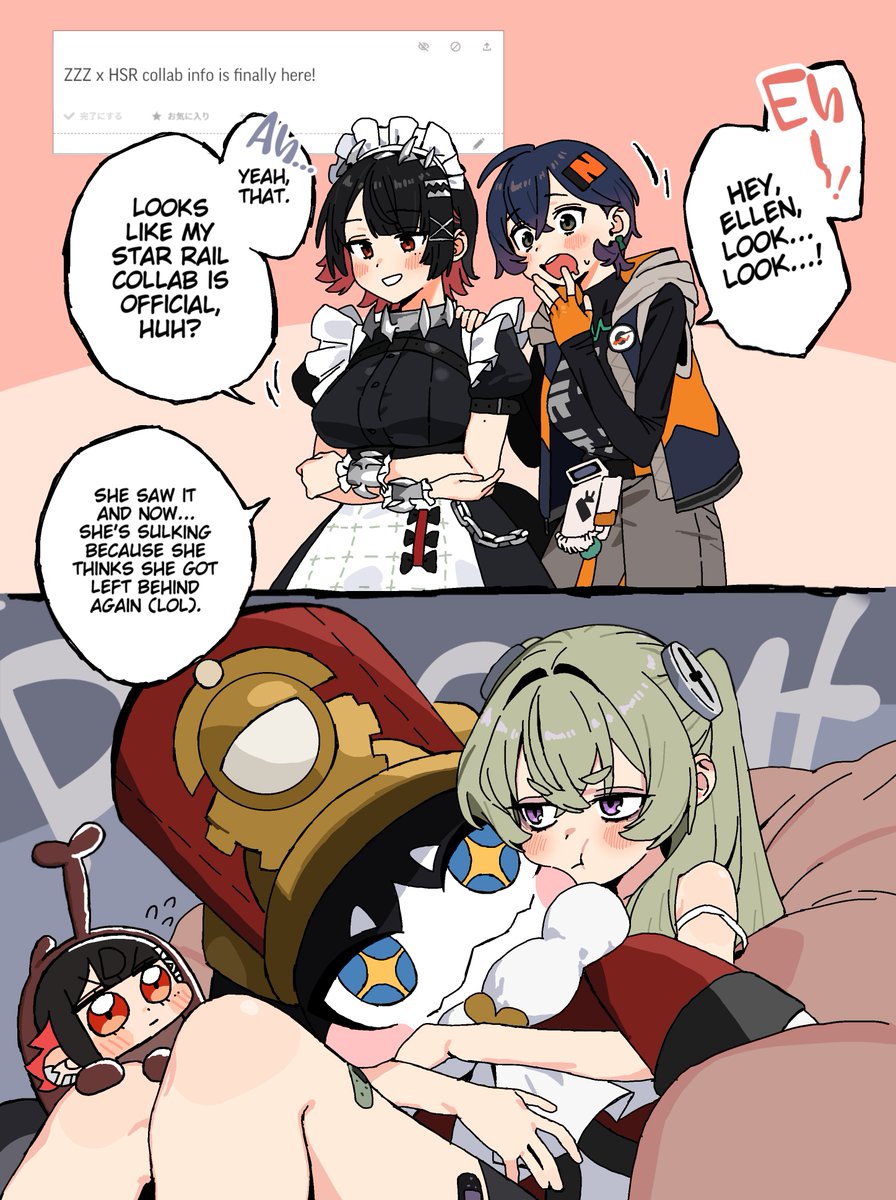 Modieglh's tweet photo. [EN version]
Artist comment: She's Mad.

Original art by: @/anzai_teachco
🙂‍↕️ https://t.co/AWxJa2T7im