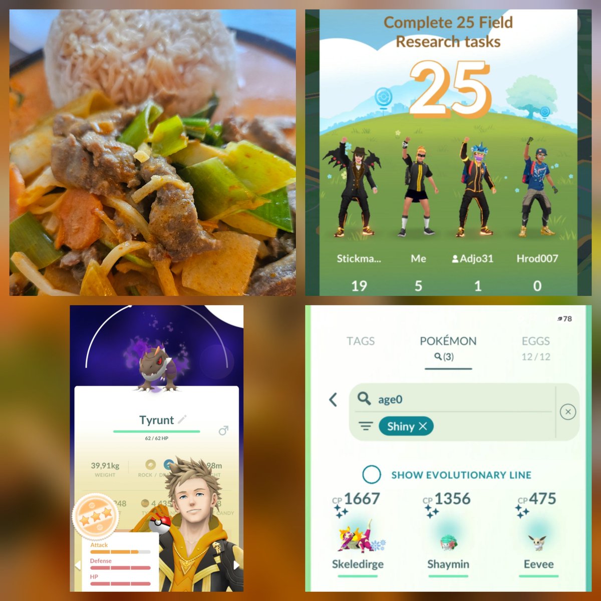 jenssen_lise's tweet photo. Nothing beats combining a good meal with a productive Pokémon GO session! 
#PokemonGO #PokemonGOCommunity #FieldResearch #ShadowPokemon #ShadowTyrunt #Tyrunt #PokemonGOTrainers #Norway #TeamInstinct https://t.co/LB3WBh7Re1