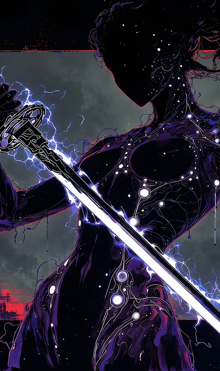 Block_T3H's tweet photo. Noise......i am starlight and darkness.🔥🖤🤍🦾⚔️
#artbyT3H https://t.co/isLmA7kAof