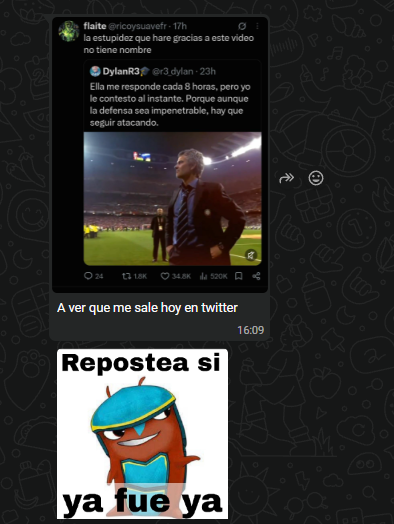 r3_dylan's tweet photo. le llegué a un amigo y encima me hicieron ratio 😭😭 https://t.co/FMoWPVy2rL