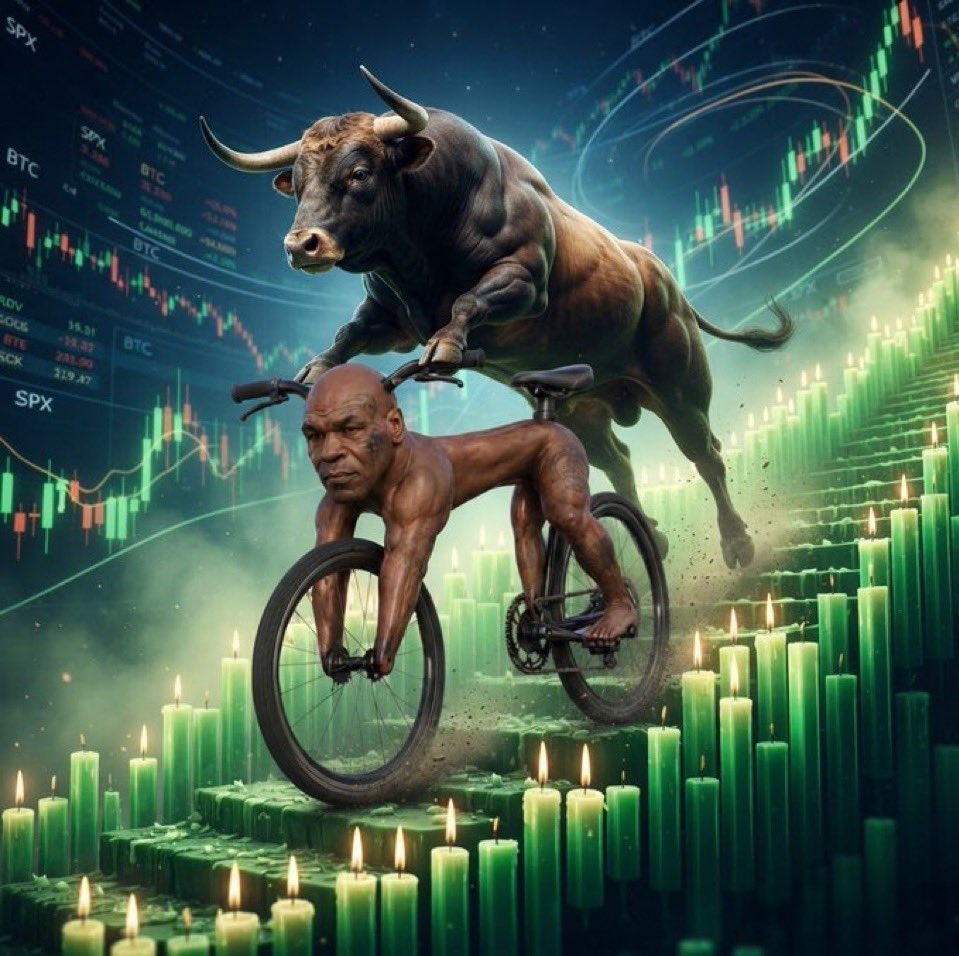 0xPromiser's tweet photo. Bulls in control 

$biketyson https://t.co/lqOUrrTUzc