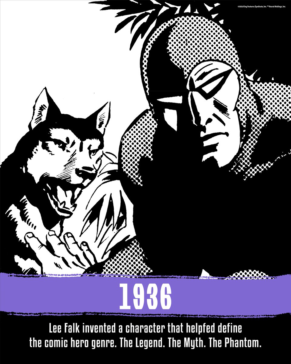 superfanus's tweet photo. One hero. One oath. Ninety years without breaking it.
From the legendary comic strip to the jungles of Bengalla.
The Phantom has been protecting the world since 1936.
And the story is still being written today.

The Ghost Who Walks Again.
And something big is coming.
09.24.2026 https://t.co/KEx7ZusRbM