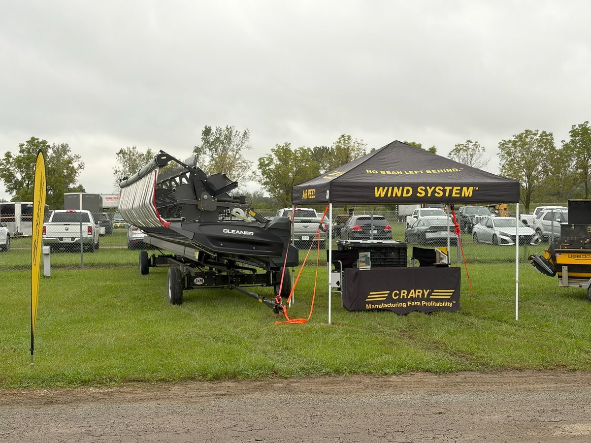 CraryAg's tweet photo. Join us at the @OhioStateFSR Farm Science Review show in London, OH through 9/23 this week! See you at Booth #36
#Crary #CraryAg #tradeshow https://t.co/17NtiEuVM8
