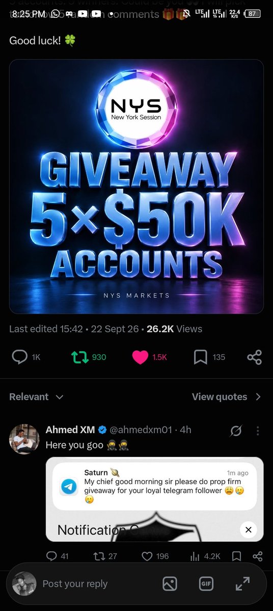 VictorRank21978's tweet photo. @ahmedxm01 @NYSMarkets @OsaroboEnoma 
@DE_ANDREW_J 
@gbolahan_hamad 

All task done ✅ 
Hoping to be among the lucky ones https://t.co/jtoTeShnuN