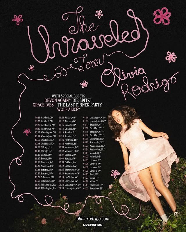 livcentra's tweet photo. 🚨 SEPTEMBER 25th 2025 🚨 

• The Start of Olivia’s Unraveled Tour 
• Taylor Swift’s New single - Patient Zero

what a day to be alive 😭😭😭 https://t.co/Hhr1qOylV8