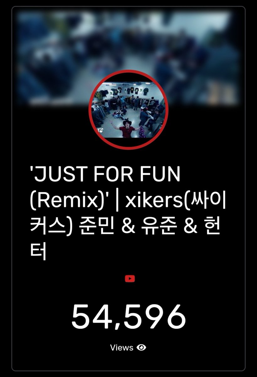 xikersworldwide's tweet photo. [📈] STREAMING MILESTONE

xikers Performance Unit 'JUST FOR FUN (Remix)' has already reached 50K views in a little over 4 Hours, absolutely CRUSHING our 24 Hour goal!! 🎉🎉🎉

🎯 24 Hours: 50K✅️
🎯 50 Hours: 100K
🎯 1 Week: 1M

#xikers #싸이커스 #JUST_FOR_FUN @xikers_official https://t.co/D5CSSmjWQa