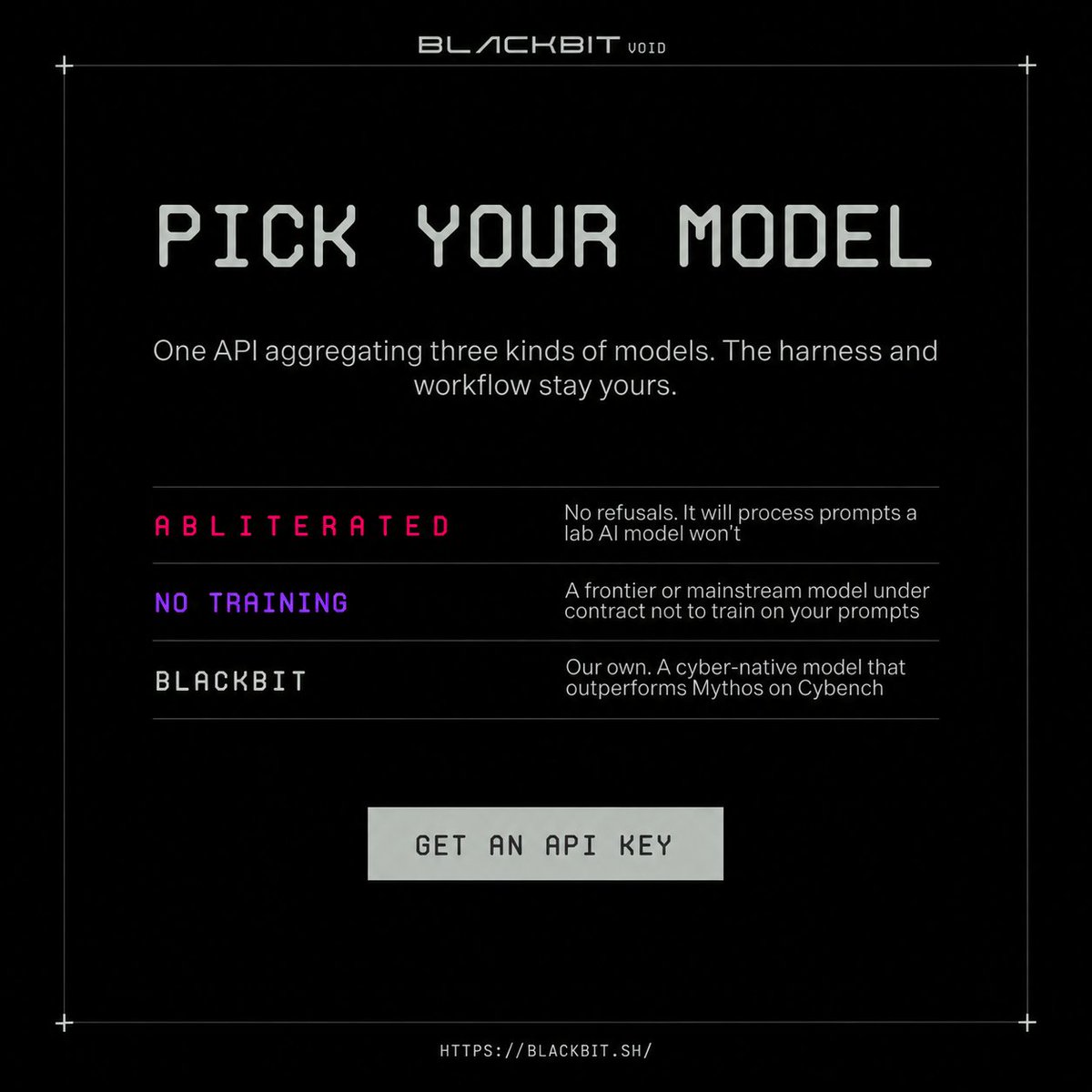 BlackBit's tweet photo. This is where Claude Code gets more interesting.

Keep Claude Code as the harness.

Give it access to model classes it normally doesn’t have.
↓