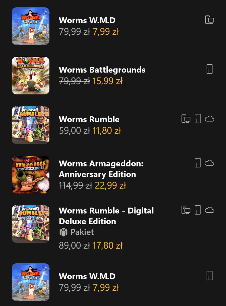 llBlackDog's tweet photo. Ah tak przy okazji robale są na promce gdyby ktoś chciał powspominać 👊
#worms https://t.co/DX70yMfbUB
