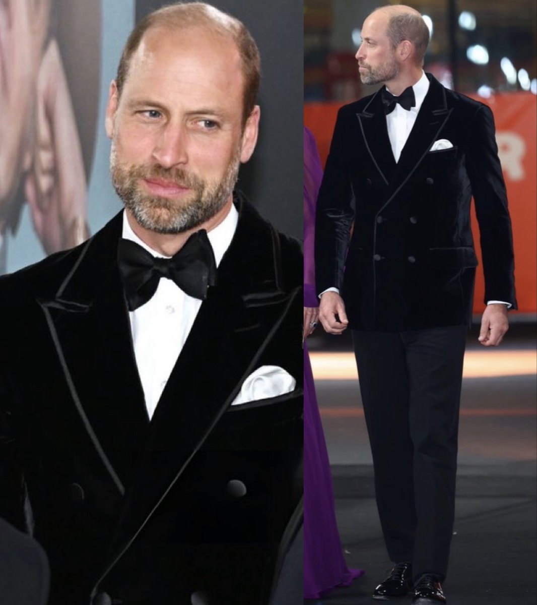 royallyemily's tweet photo. The Prince of Wales looking very dapper tonight… THIS is how you wear a tux 🤩👑✨ https://t.co/RaSopLl6MS