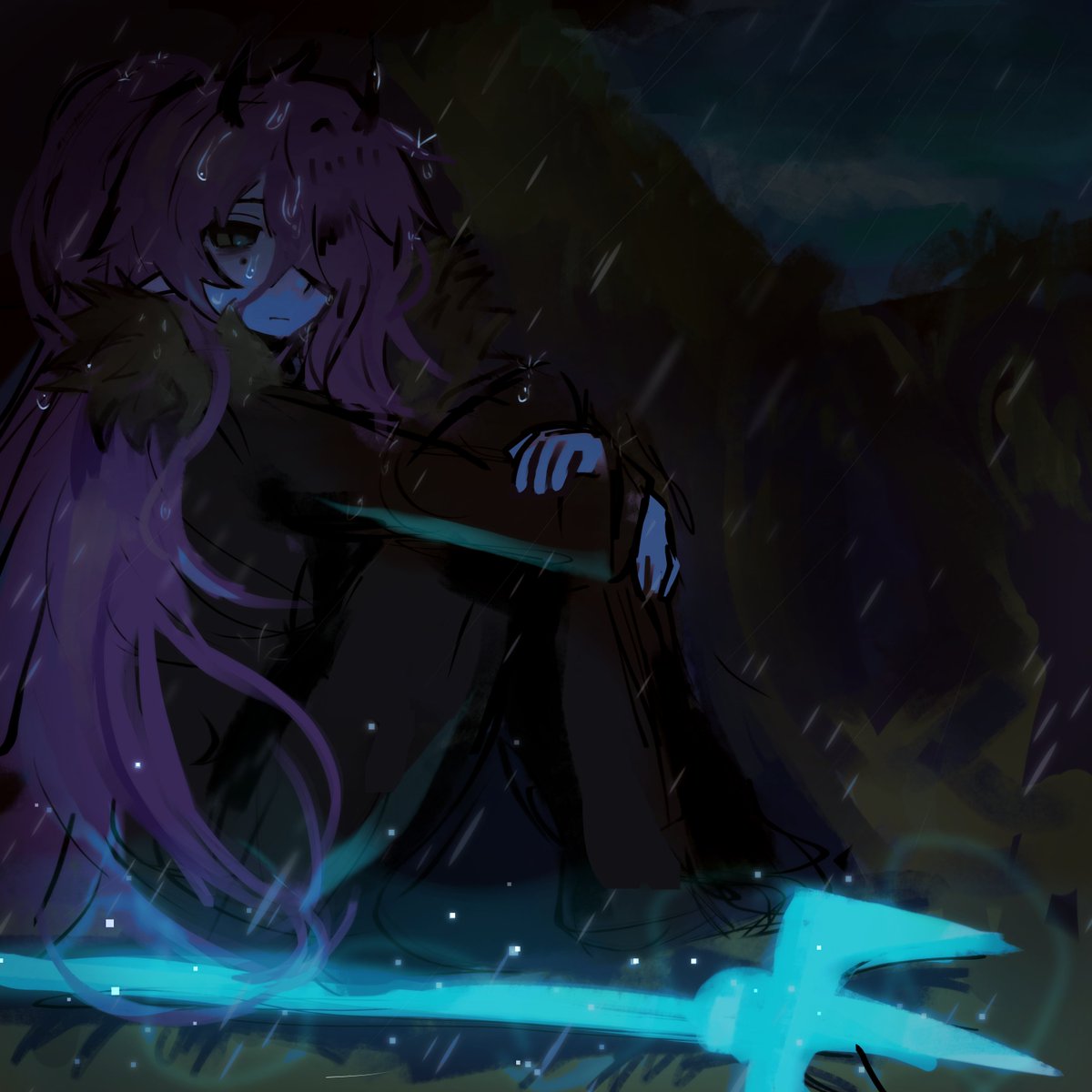 ChinoScarafag's tweet photo. - It's still raining... ? 

#promiseduo #Wemmbu #unstableuniverse #Jaden_MAN https://t.co/WAaTF4kD6t