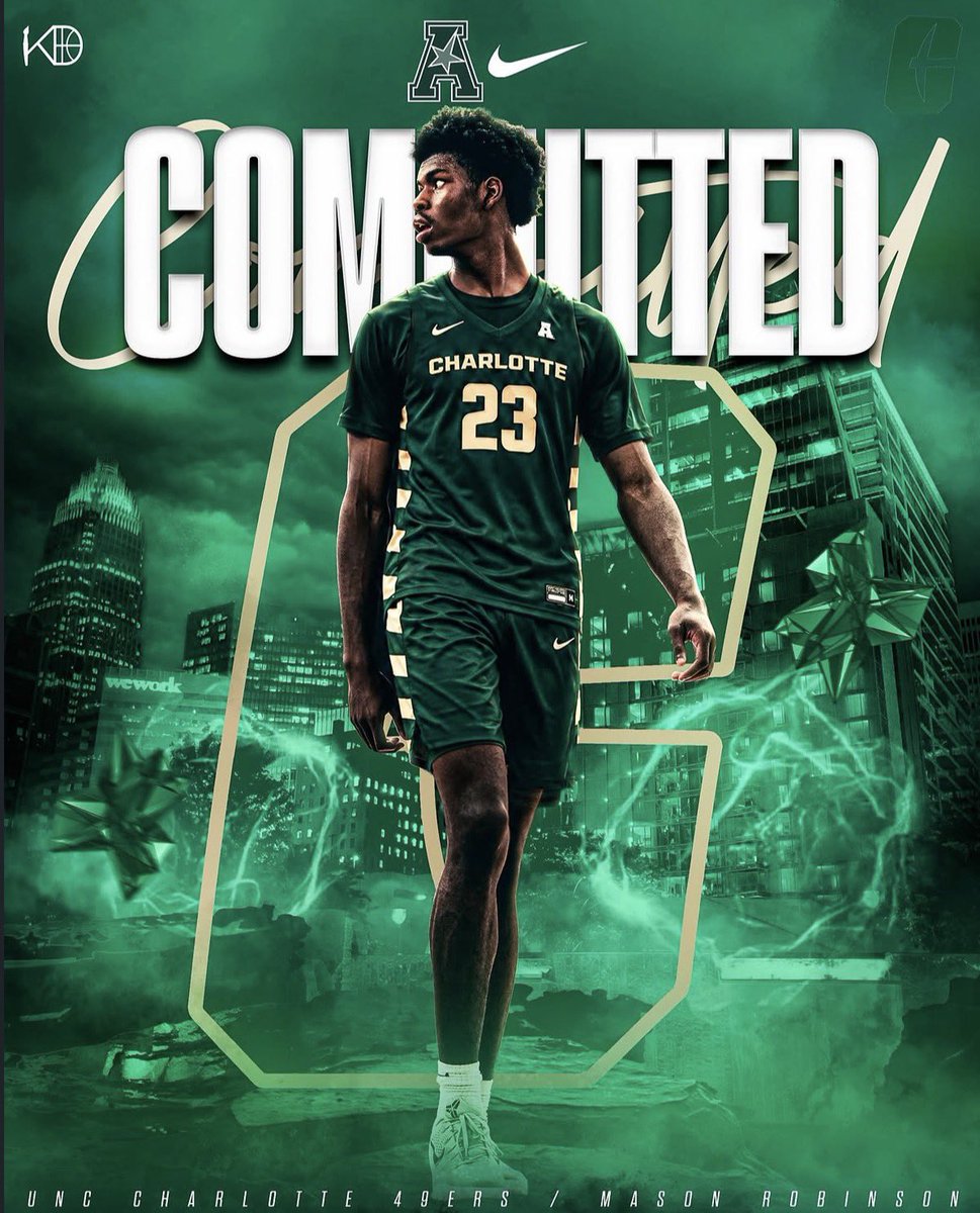 mrabadanribeiro's tweet photo. UNC Charlotte is getting a really intriguing frontcourt piece in 6’10 2026 Mason Robinson. (@MasonRobinson_0)

His mobility at his size immediately stands out, especially with how well he runs the floor, finishes around the rim, and impacts the glass. He has continued to expand his offensive game while providing legitimate interior presence defensively. 

A great pickup for the 49ers.