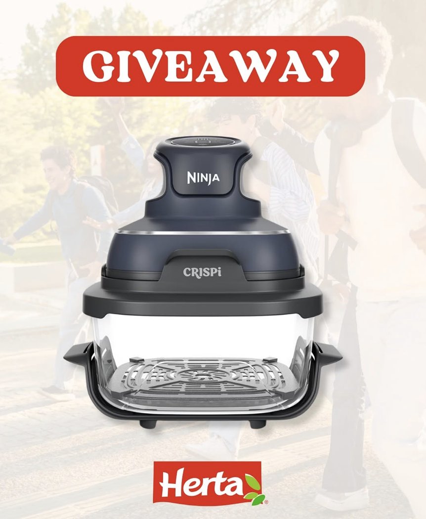 SimplyPrizesWin's tweet photo. A Ninja CRISPi 4-in-1 Portable Glass Air Fryer is just one of the prizes that could be yours! Get comping - your Facebook and X Comp have landed #win #giveaway https://t.co/Rus7BxMNpU https://t.co/d1uWZw1ugf