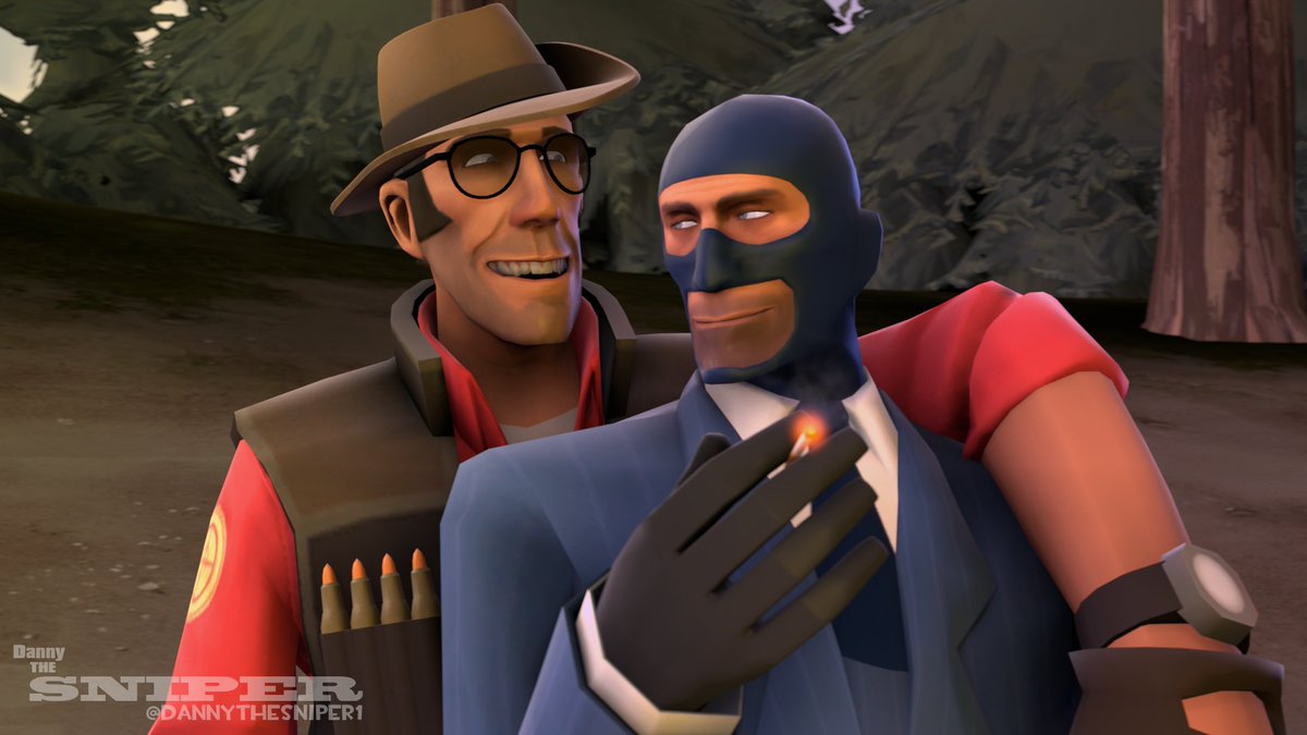dannythesniper1's tweet photo. Sniper and Spy by the lake
#tf2 #teamfortress2 #tf2sniper #tf2spy #tf2fanart #tf2sfm #bloodysuit #sniperspy #purebrutal #sfm #sourcefilmmaker https://t.co/UsA4nU0iTT
