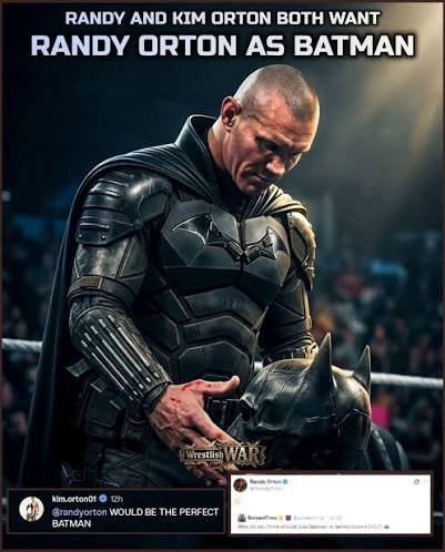 peyman_esmaeli's tweet photo. ' @RandyOrton as Batman just makes too much sense.
The look, the presence, the physique.
DC, give The Viper a shot at Gotham. 🦇🐍
#AnneYarısı #Batman #SANA #WWEMITB #gfvip #nsfwtwtًً #YılSer #MITB #WWERaw #ABi @TheDCUniverse @JamesGunn https://t.co/czg0yXJKdR