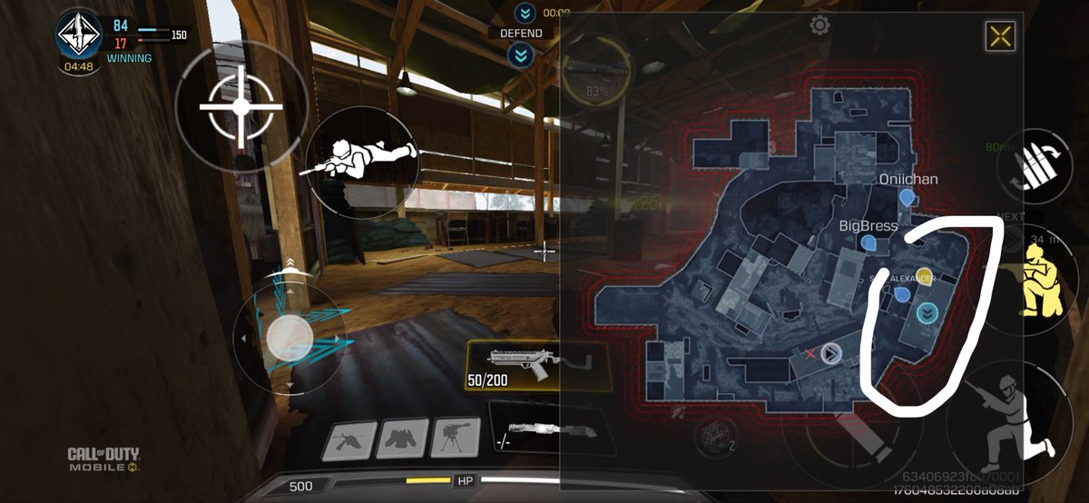 MRInno_'s tweet photo. This is the best way to play hard point, one or two players inside the hard point  and the rest fight outside https://t.co/K4hFcpSIV5