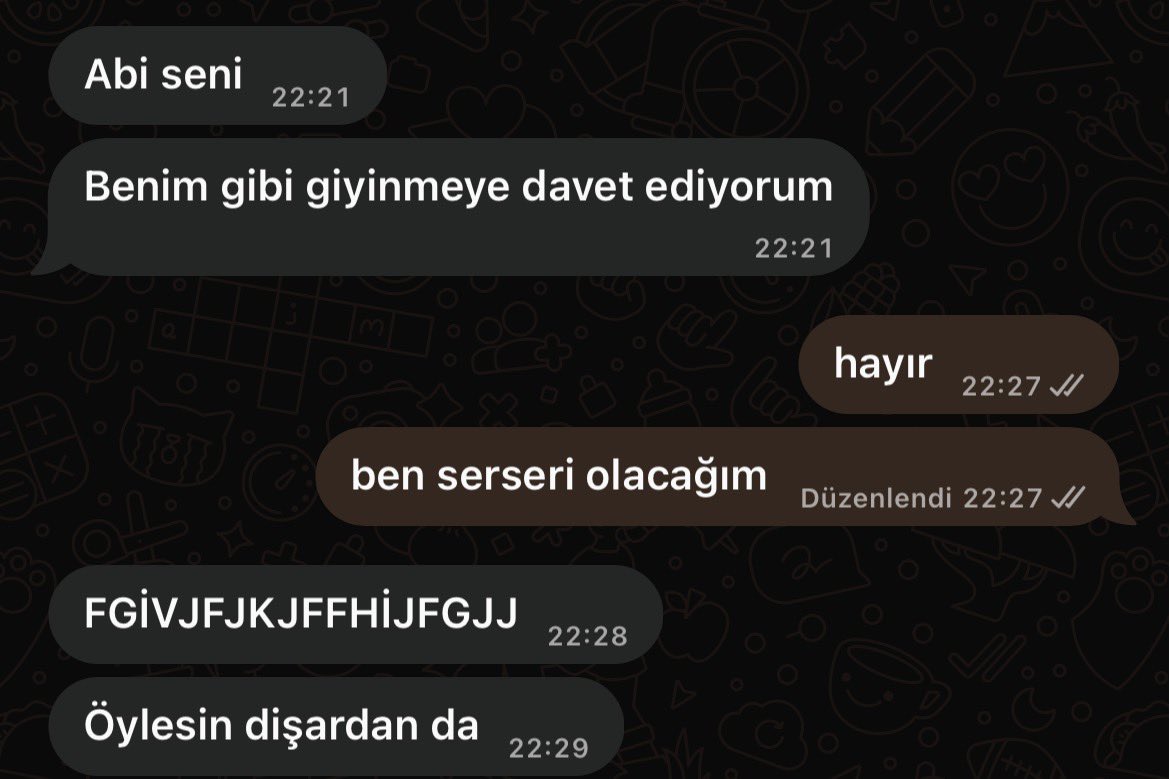 zezeusw's tweet photo. KUDURUYORUM ÇOK MUTLU OLDUM https://t.co/SxmW5yXplN