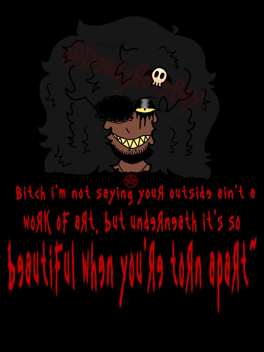 DeadGraveBoy's tweet photo. Re-upload
#Jaekillens at it again👀
#KoRn #insideout #digitalart #oldart #OCart #originalcharacter #art #ArtistOnTwitter #rockstar #RottingFlowers #sona #OCtwt #horrortwt #supportrealartists one of my main sonas I love this guy https://t.co/ochpfmmHYh
