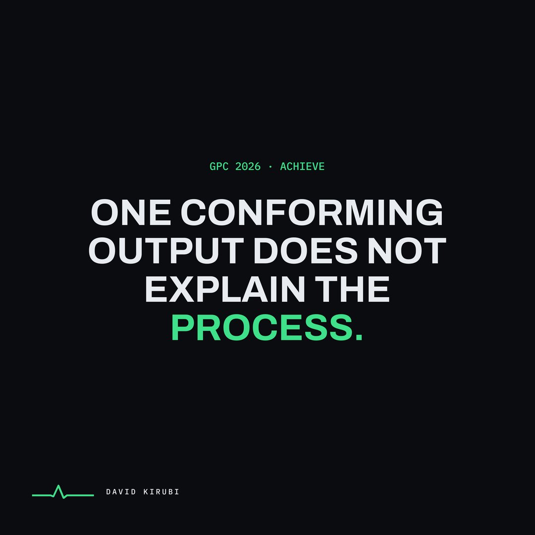 KirubiD's tweet photo. One conforming output does not explain the process.

Follow the road to GPC 2026 · October 27 · Hurst, Texas.

#QualifiedCapacity #DefenseIndustrialBase https://t.co/e2BH3IxBHa