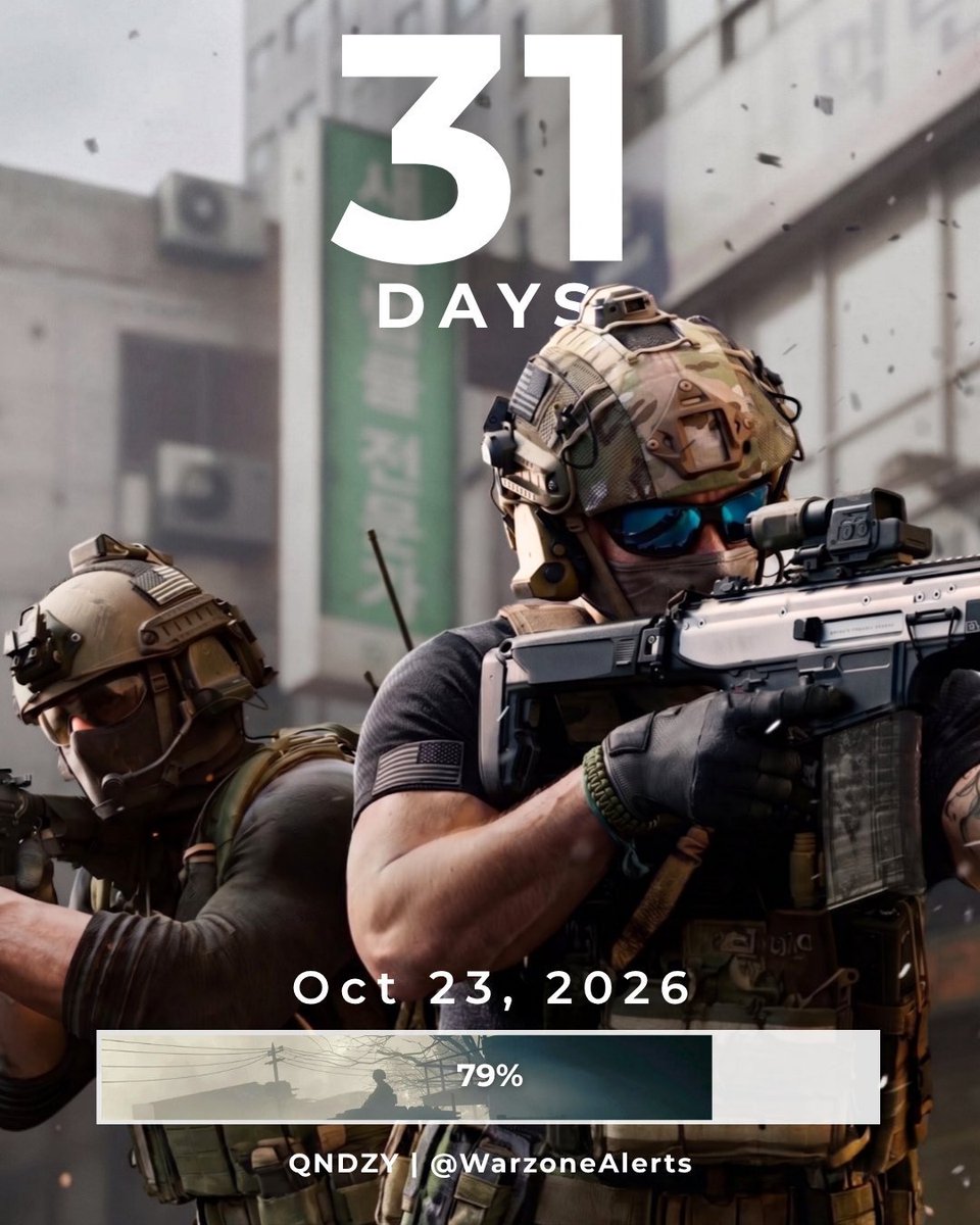 Osinachi_4's tweet photo. 31 Days till launch.
Will you be playing?
#cod #mw4 https://t.co/9dBJ3Ih7Xn