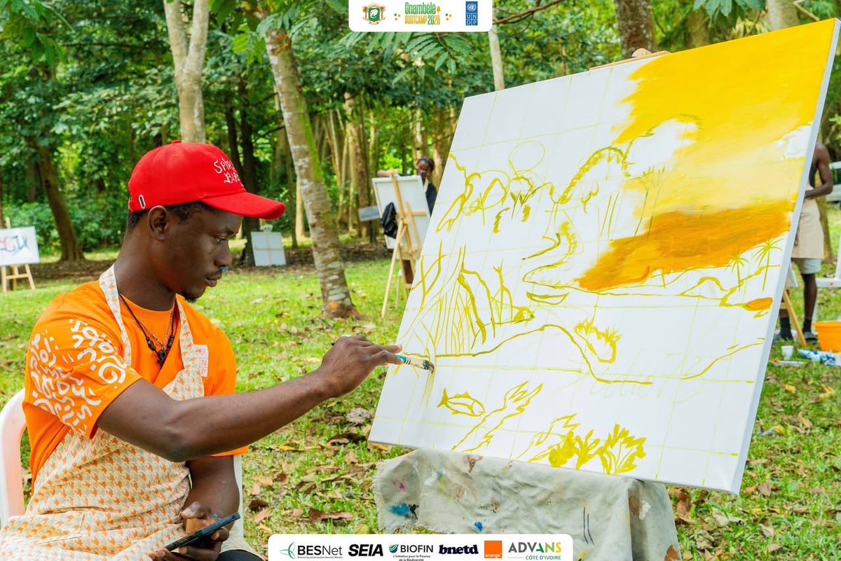 GoldenMobstarr's tweet photo. L’art avait aussi toute sa place au Gnambélé Bootcamp 2026 ! 
#GnambeleBootcamp2026 https://t.co/0vIfetJG3Q