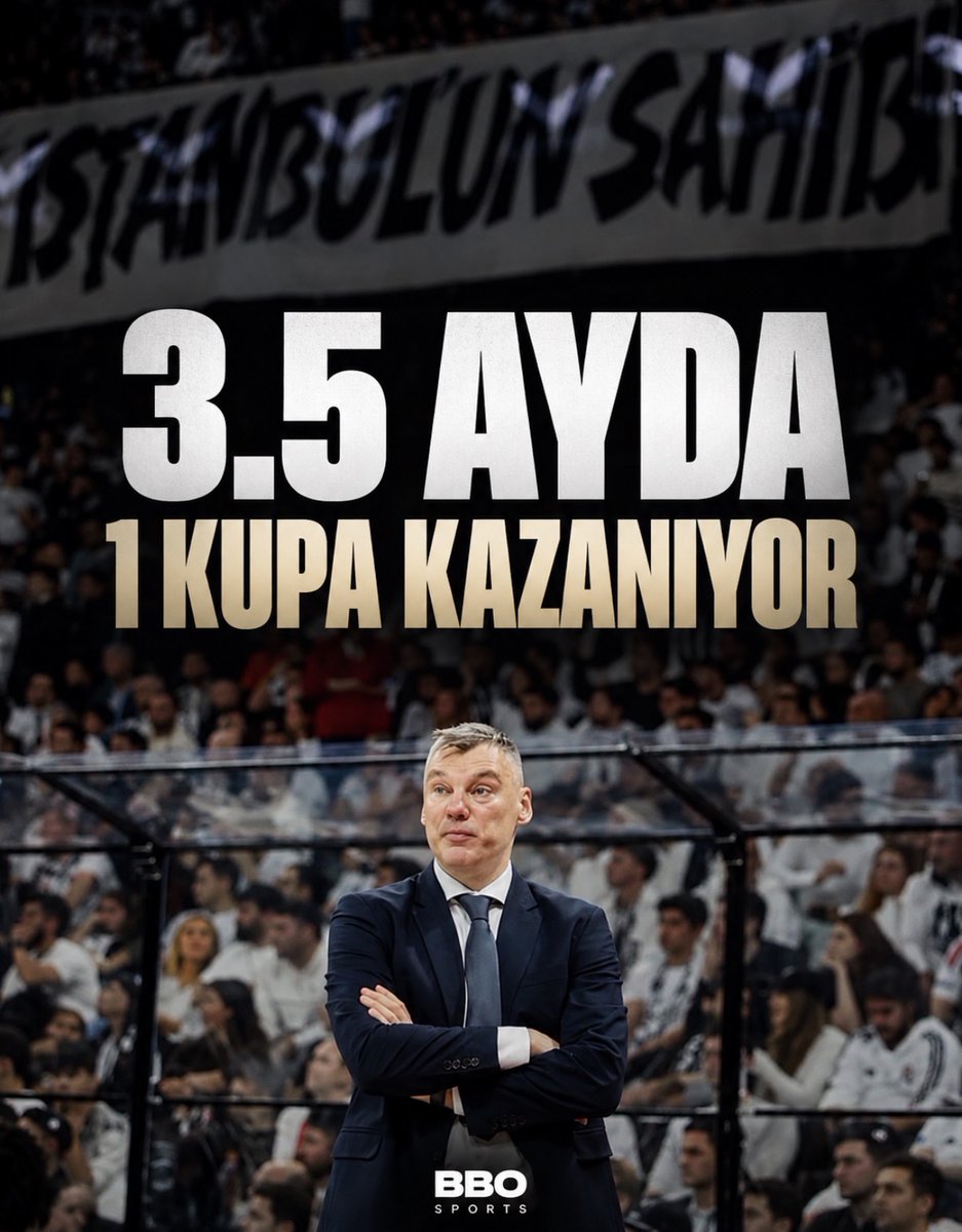 bbosports's tweet photo. 🤯 JASIKEVICIUS, FENERBAHÇE İLE 3.5 AYDA BİR KUPA KAZANIYOR.

🏆 33 AYDA = 9 KUPA https://t.co/TZXpsyMltT