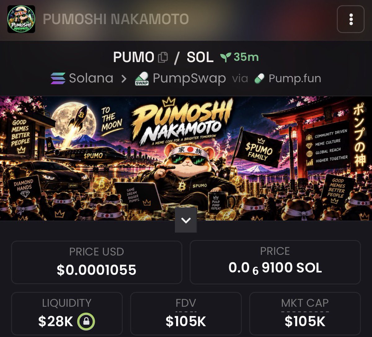 KriptonunUzmani's tweet photo. THIS IS THE NEXT 1000x

Buy $PUMO AND HOLD

EASY MILLIONS FROM HERE

CA 

AKyGUS7ueqtm4oUVBRxCNoyK7BV39HcfrXk4d6Gxpump https://t.co/g9nqln24zR