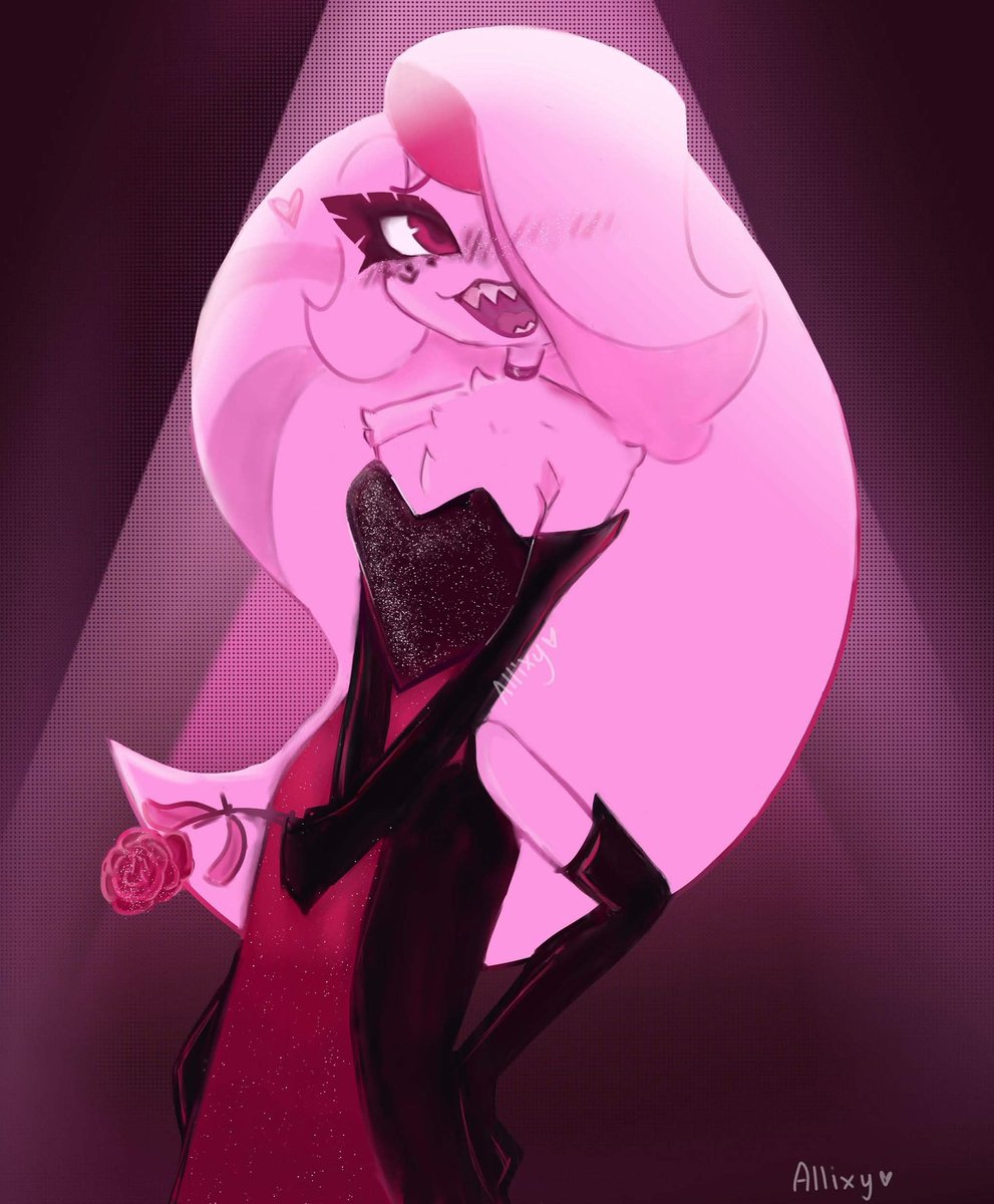celestdownfall's tweet photo. angle dusk habbin hostel 

(Reposting bc i forgot to post this a year ago fuck)
#hazbinhotel #angeldusk #thatspiderthingfromhelluvaboss https://t.co/fNSXfYd1SF