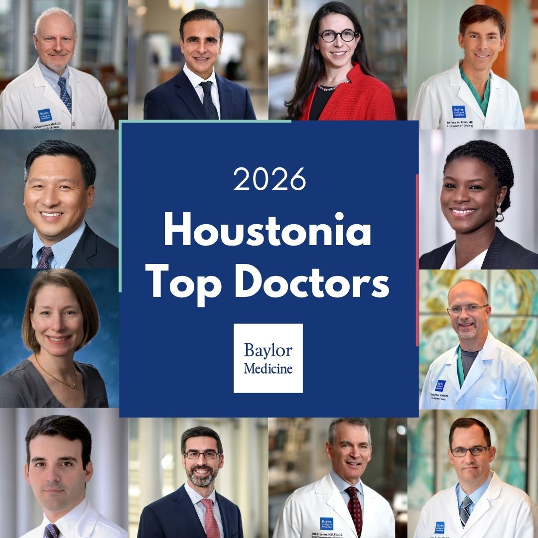 bcm_urology's tweet photo. Excellence in patient care starts with exceptional physicians.

We're proud to announce that 12 of our faculty have been named 2026 Top Doctors by Houstonia Magazine, highlighting their dedication to clinical excellence, compassionate care, and advancing urology.

#BCMUrology https://t.co/PKCHf9Tn8H