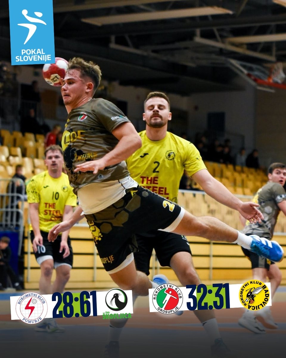 rzs_si's tweet photo. Z zmagama Grosuplja in Škofljice se je začela nova sezona Pokala Slovenije. 🏆

#PokalSlovenije

📷: RK Grosuplje https://t.co/JIYLu7BBeq