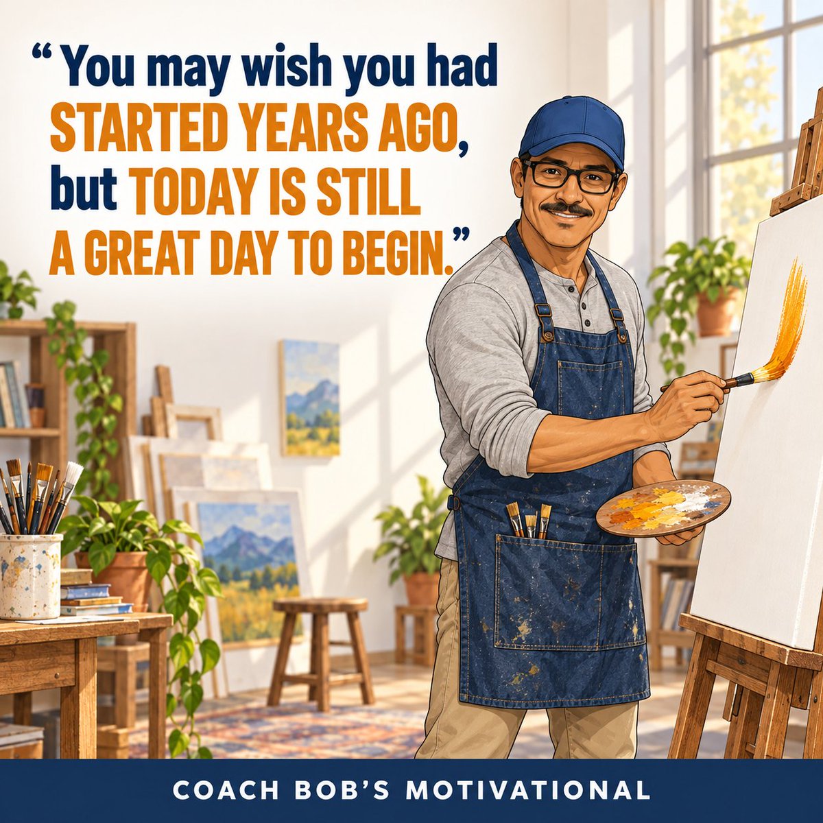 marketingwebpro's tweet photo. You may wish you had started years ago, but looking back won’t move you forward.
#CoachBob #Motivation #StartToday #NewBeginnings #TakeTheFirstStep #NeverTooLate #DailyInspiration #KeepMovingForward https://t.co/MoB4tUqPOg