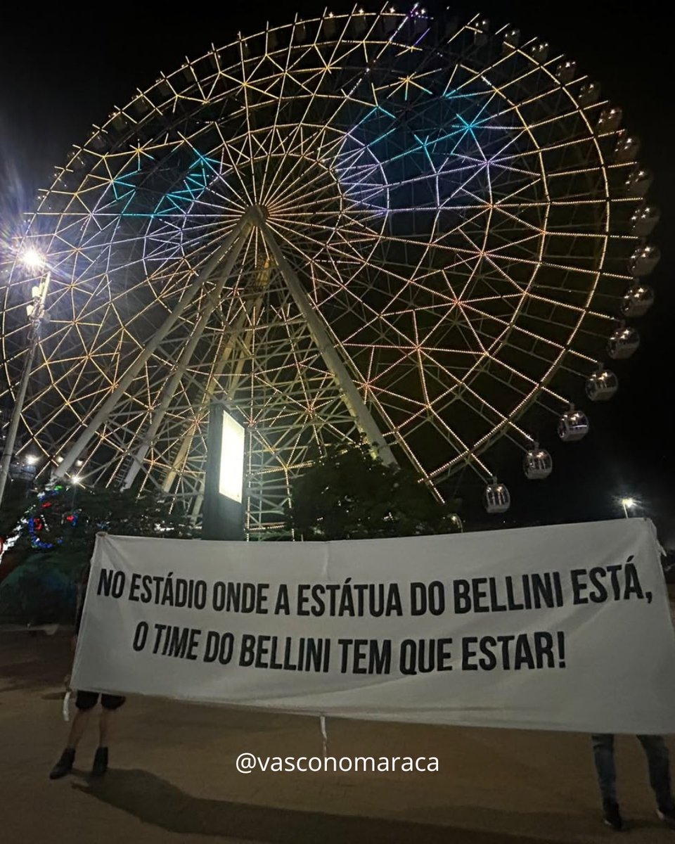 vasconomaraca's tweet photo. 🎡💢

#VascoNoMaraca 
#OMaracaTambémÉDoVasco https://t.co/V9WpQo8ZfZ