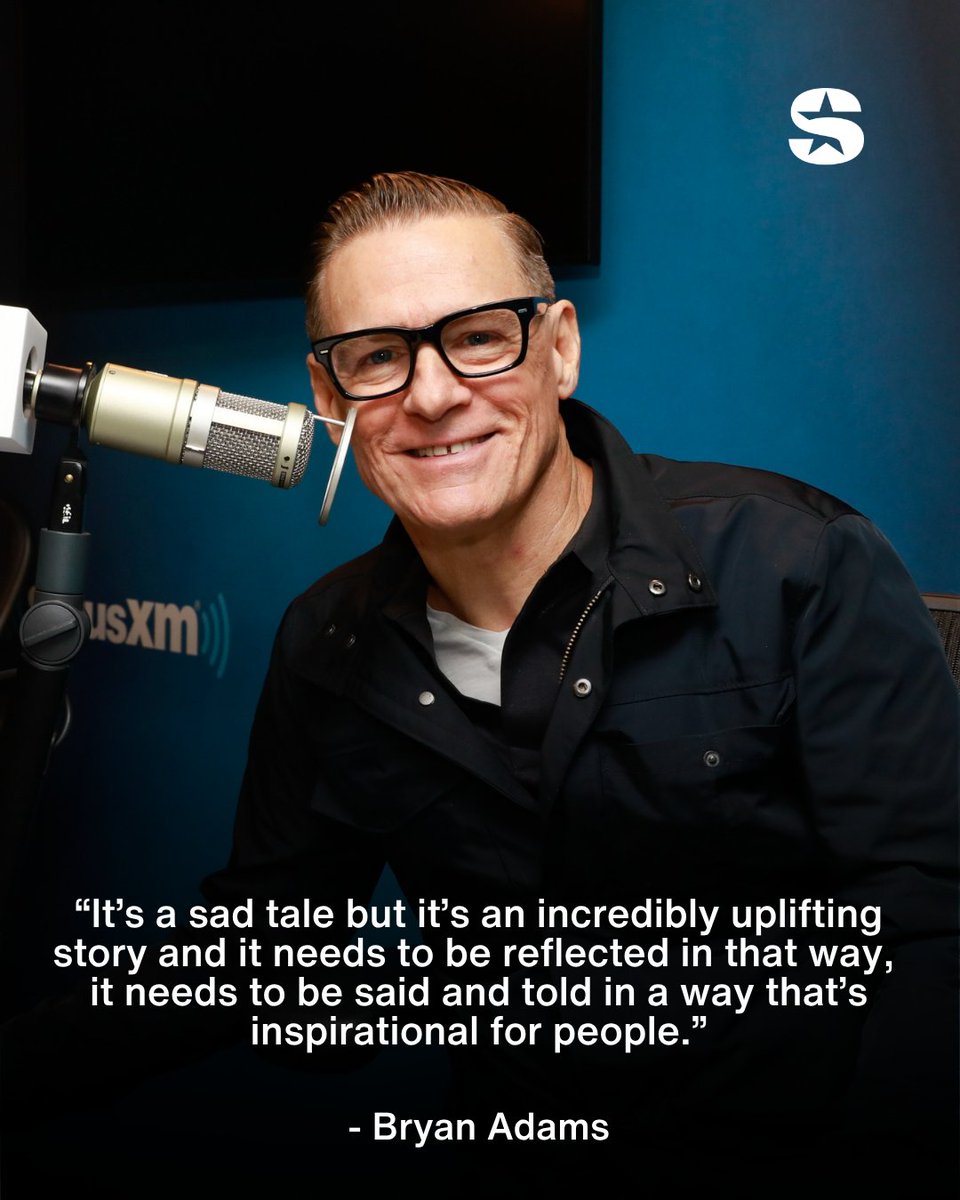 siriusxmcanada's tweet photo. 💙 @bryanadams reflects on Terry Fox’s Marathon of Hope and the incredible spirit behind his journey. 

Bryan contributed “The Ballad of Terry Fox” to the Run Terry Run documentary, celebrating a story that continues to inspire us 46 years later.

Hear the full interview on The Boost, on Canada Talks, (Ch. 167):https://t.co/Xmu55ENMRP

#BryanAdams #TerryFox #RunTerryRun