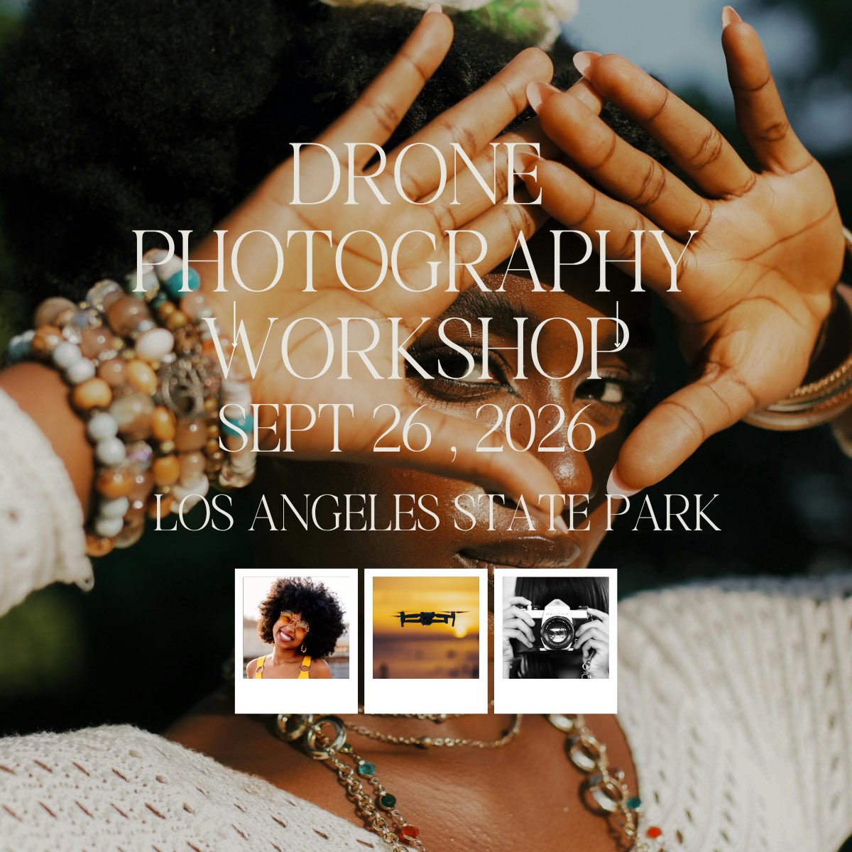 passportboho's tweet photo. Women who drone where are you??? 
Lets get it! Drone workshop this saturday! Sign up ⬇️ #photography 

https://t.co/AklQJCE8OW https://t.co/3v1hwowusk