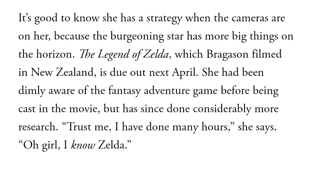 YouPaidLando's tweet photo. Oh, Bo is gonna KILL IT as Zelda 🥹
“Oh girl, I KNOW Zelda” https://t.co/YnF1oZgPzE