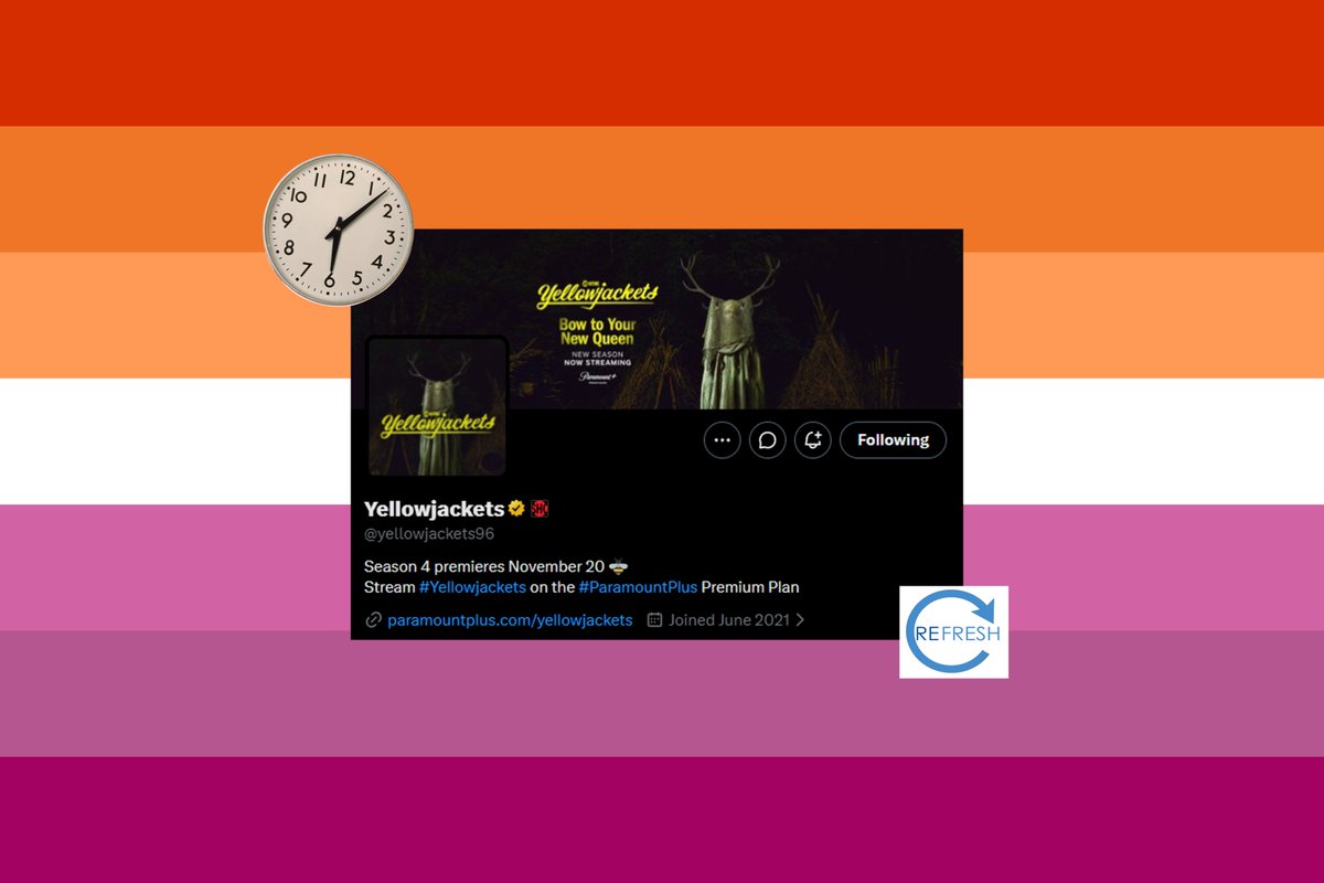 jackietayfacts's tweet photo. i made a flag for the lesbians waiting for the season 4 trailer https://t.co/CGXVYmoGTb