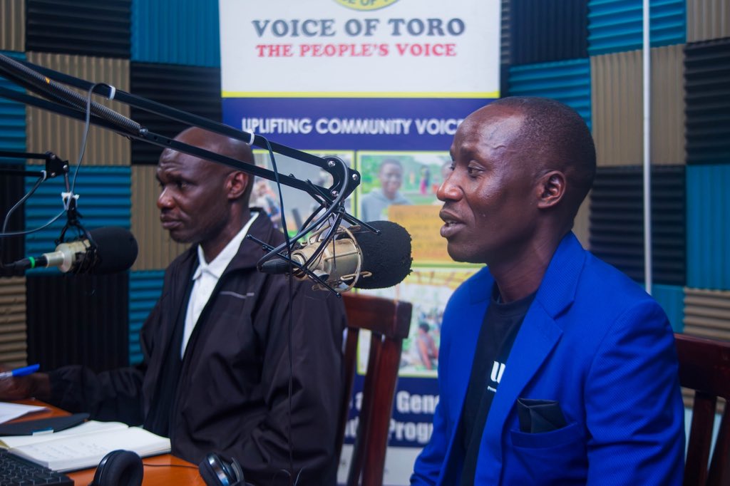 The_UIA's tweet photo. Our Non-Life technical team, comprising Senior Technical Officer (Non-Life) - Mr. Martin Okwaja, and Technical Assistant - Mr. Gilbert Emojong, were hosted on Voice of Tooro 101 FM (@VoiceofToro ) in Fort Portal for a talk show on Motor Third Party (MTP) Insurance and the ongoing digitalisation of MTP services.

Mr. Martin Okwaja emphasised the importance of embracing secure and modern insurance solutions for a safer digital future. He noted that Motor Third Party Insurance is a mandatory requirement for every motorist and encouraged motorists to have valid MTP Insurance as an important step towards promoting road safety and protecting road users.

He further explained that having a valid MTP Insurance policy provides motorists with access to compensation for passengers & pedestrians in the event of an accident, provided the necessary documentation is available. He noted that when the required documents are in place, the claims process can be handled smoothly and efficiently.

#JifuneBwepwa
#MTPEngagement
#MTPDigitalStickers