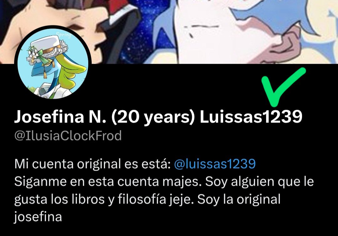 PadreHomunculo3's tweet photo. ATENCION

Podrian los usuarios de la primera cuenta de la primera imagen dejar de seguirlo y en cambio, seguir a la cuenta nueva de @IlusiaClockFrod (La segunda imagen) https://t.co/XGgOytos91