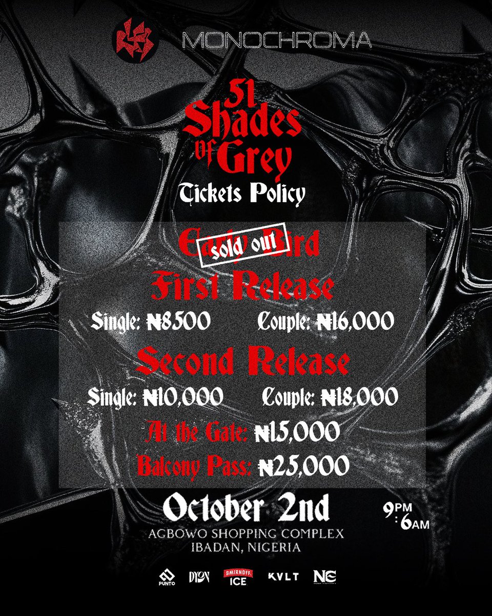 RLFRNG's tweet photo. Okay, here’s what we’re working with for 51 Shades of Grey.

Get yourself (and 5 others, maybe) a ticket and come spend the night with us. 

We’ll see you October 2nd.🚨

https://t.co/ttntJOdqTq https://t.co/fUQaRkUvEf