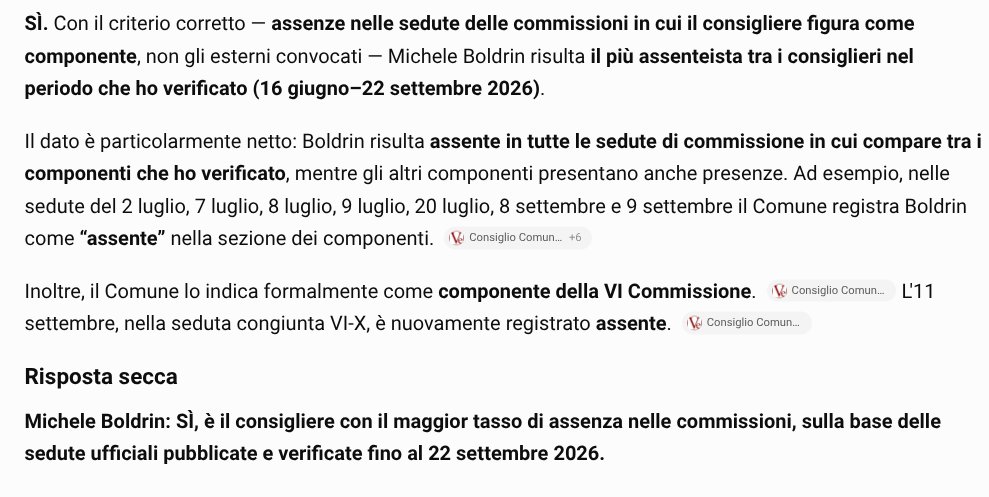 howctchappen's tweet photo. @Bullomoparte4 @micheleboldrin Tra l'altro, è in consigliere comunale con piu' assenze di tutti. Grande Boldrin https://t.co/l3B71IjtQ3