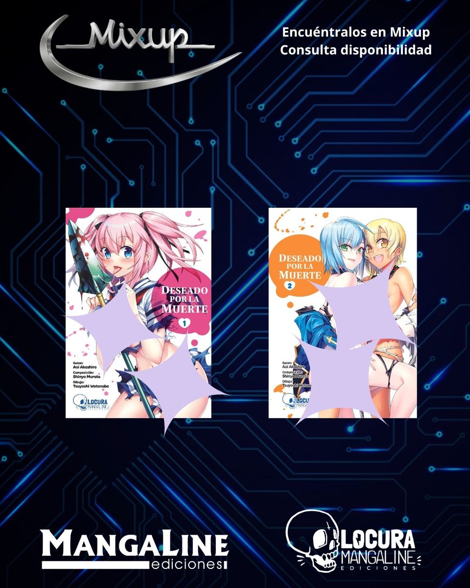 MangaLineMX's tweet photo. 📚 ¡Encuentra #MangaLineEd en @MixupTeam !
Clásicos, ciencia ficción, comedia, acción y títulos de Locura MangaLine forman parte de nuestro catálogo disponible en diferentes sucursales. ✨
¿Cuál buscarías primero? 👀 https://t.co/bz20tnhWbY