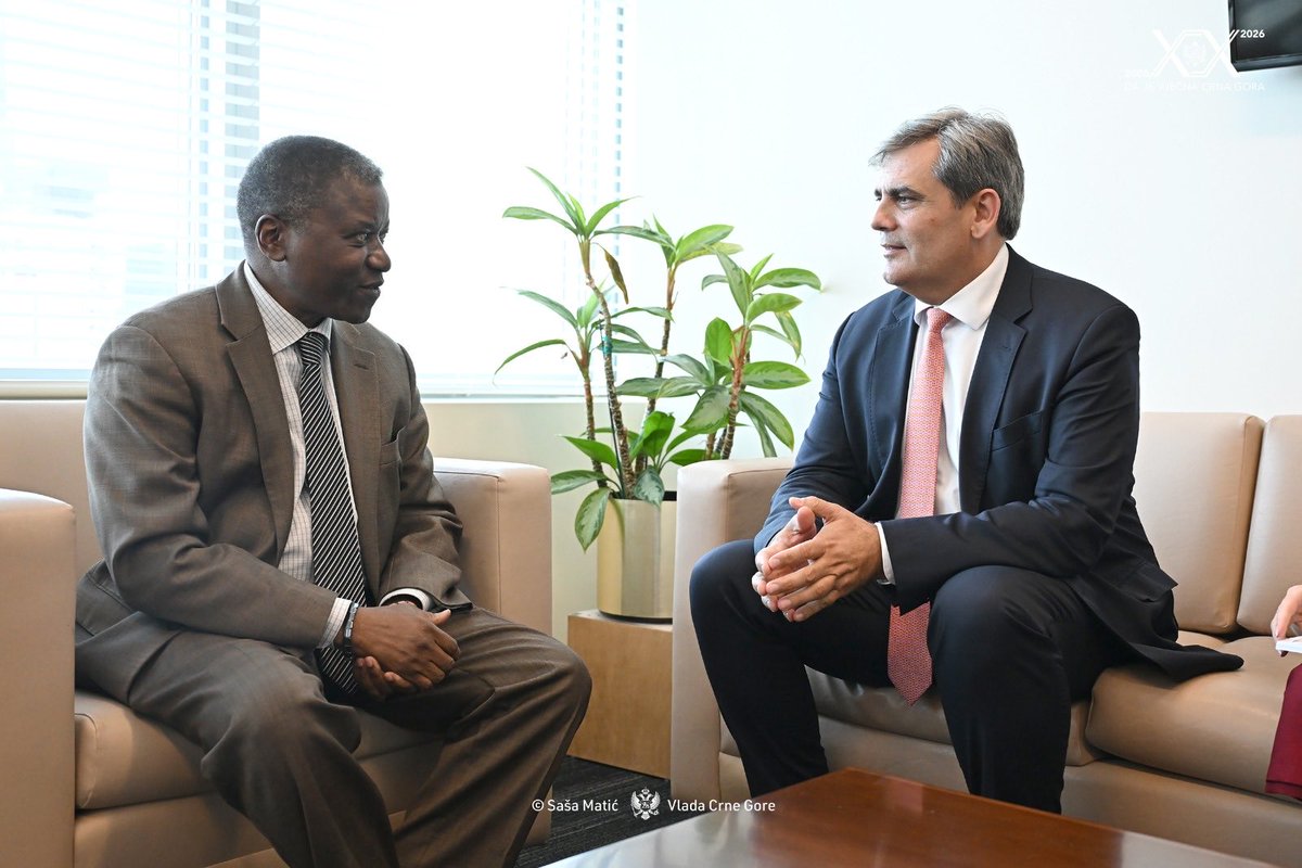 MFA_MNE's tweet photo. Prevention starts with education, confronting the past and preserving the truth, so that the gravest crimes are never repeated.

At #UNGA81, DPM & FM @ErvinIbrahimov1 met with UN Special Adviser on the Prevention of Genocide Chaloka Beyani. They discussed Montenegro’s continued support for the UN’s prevention agenda, as well as the importance of combating hate speech and strengthening the culture of remembrance.

Montenegro remains committed to these efforts and to upholding international law, human rights and the values that underpin lasting peace and reconciliation.