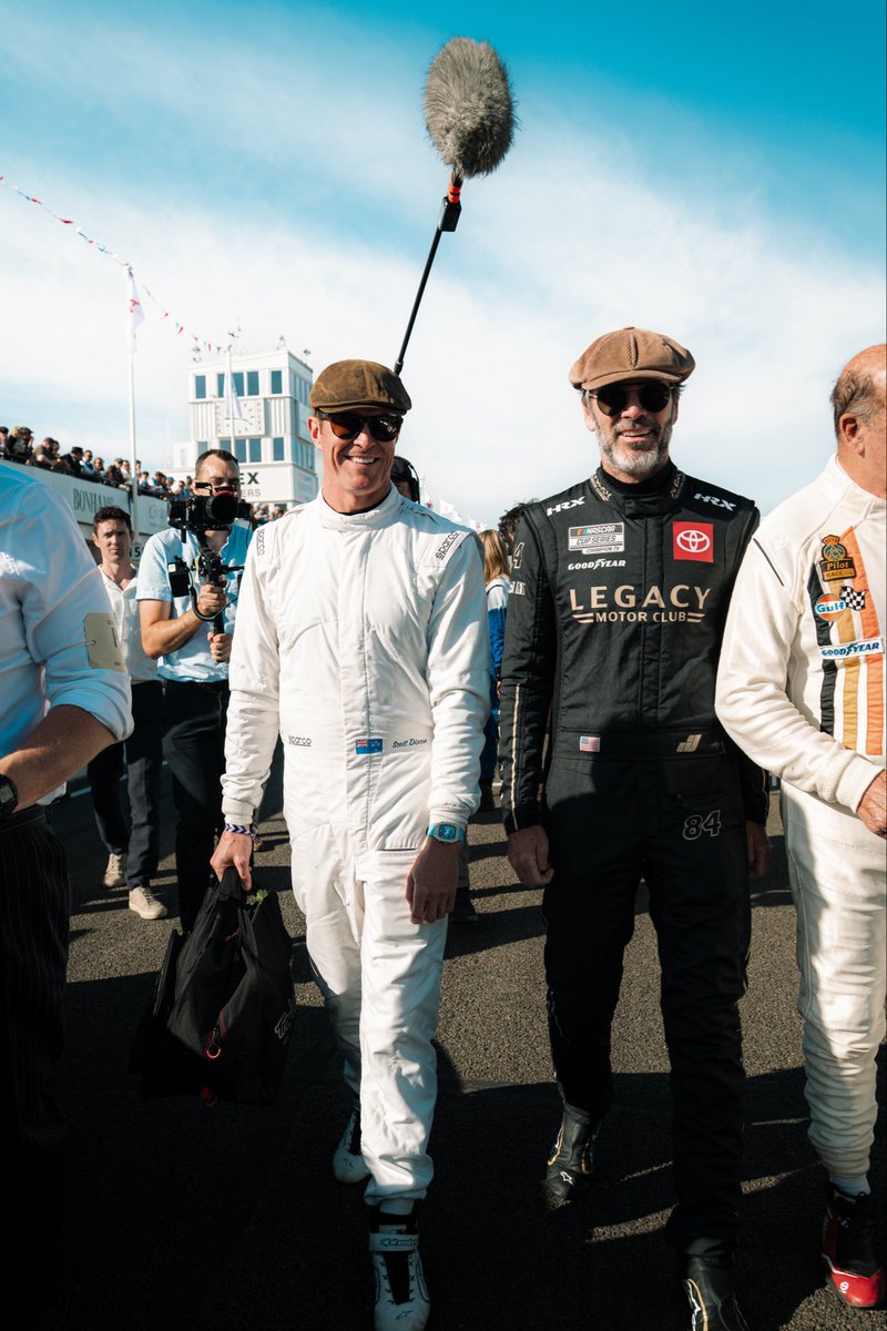 Me and Scott Dixon walking around between events on the track