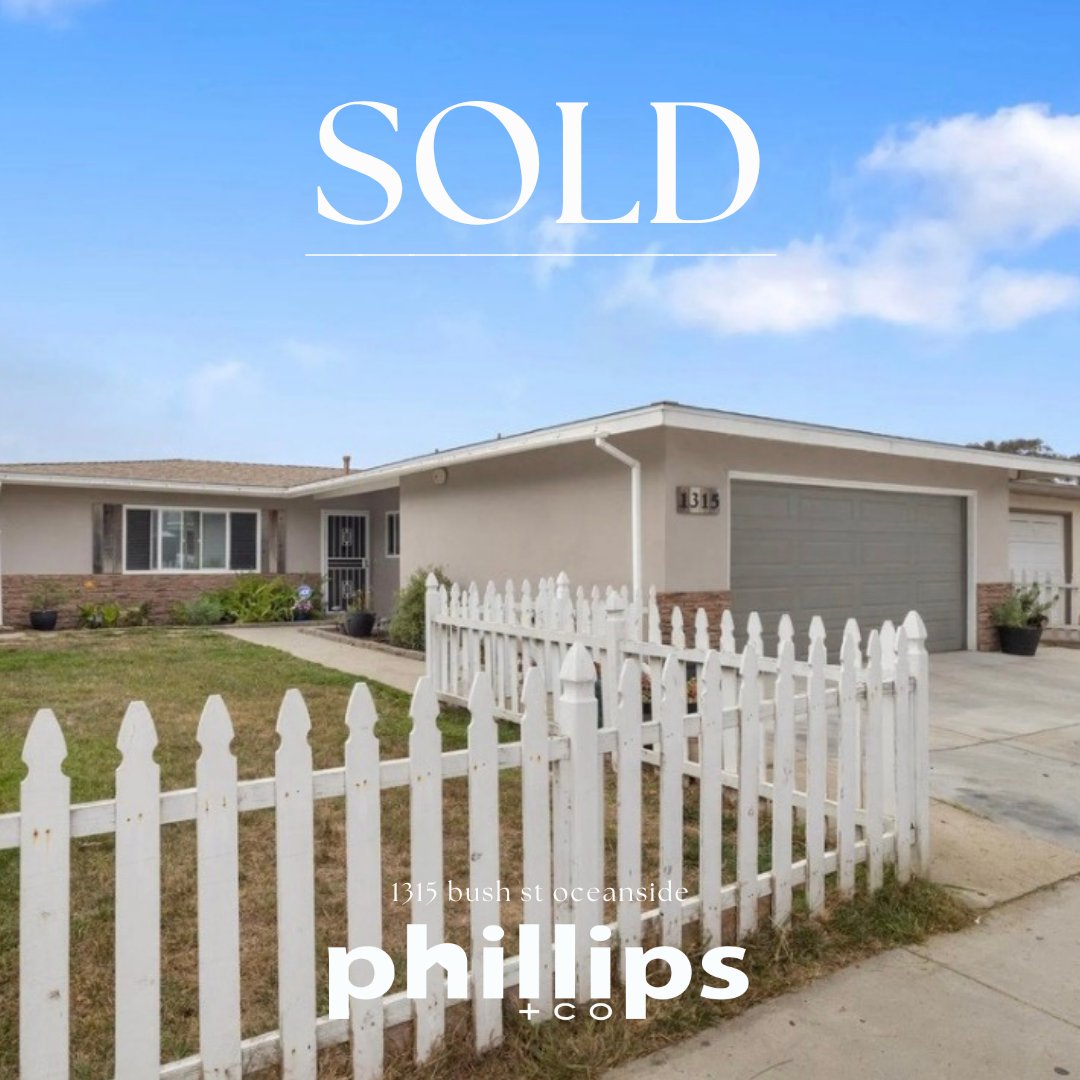 Phillipsandco_'s tweet photo. 1315 Bush St Oceanside

3 beds | 2 baths | 1,458 sq ft

$870,000

#oceanside #sold #northcountysd #realestate #northcounty https://t.co/vd35V7Pi0L