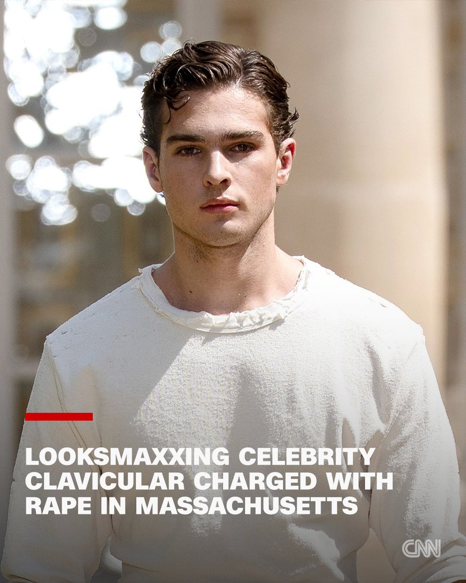 CNN's tweet photo. Clavicular, the controversial “looksmaxxing” livestreamer, has been charged with rape in Massachusetts.

The infamous internet personality, whose real name is Braden Peters, was also charged in the criminal complaint, filed earlier this month in Orleans, Massachusetts, district court, with drugging a person for sexual intercourse and procuring alcohol for an underage person. https://t.co/oeF6INy8qD