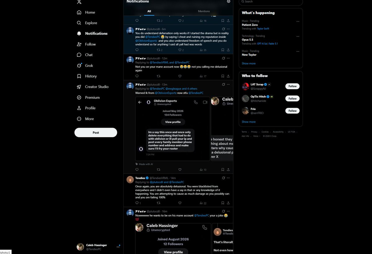 TendiesPC's tweet photo. @plutocdll @ewgleague @Iron6Esports @CarReapersG @OblivionEsportz @VantyxEsports Wait wait, I wouldn't want you to accuse of cropped screenshots. Here's the uncropped version that still shows it saying "Made with AI" https://t.co/qgYYn4jqDm
