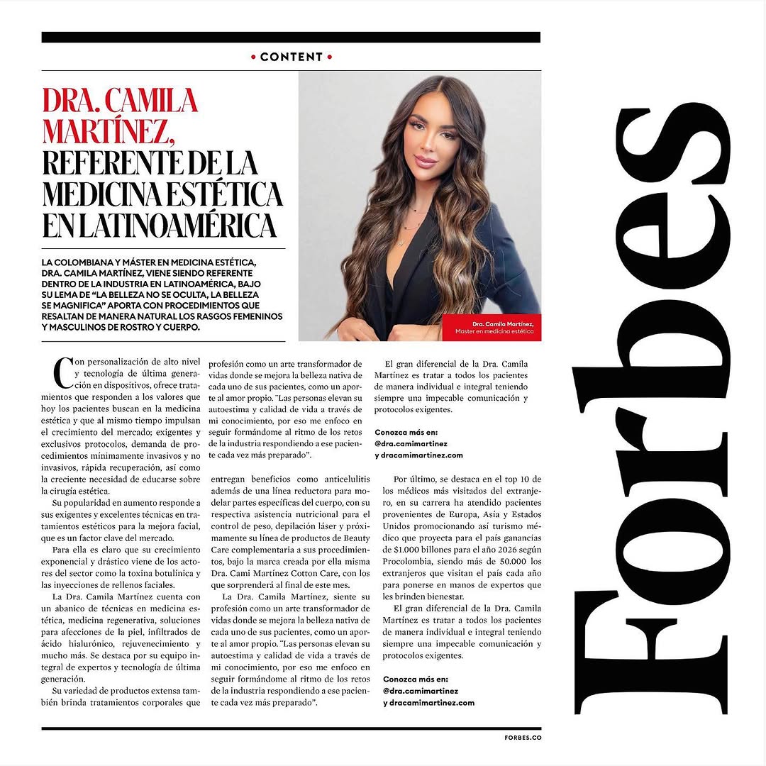 marthamor1hs's tweet photo. Aparecer en una revista de tanto prestigio como Forbes Colombia ha sido un reto profesional constante desde mis inicios; más que sentir orgullo y gratitud hacia Dios, mi familia, mi equipo y ustedes, esta experiencia me da la seguridad de que voy por... https://t.co/fzaKFhGHlx