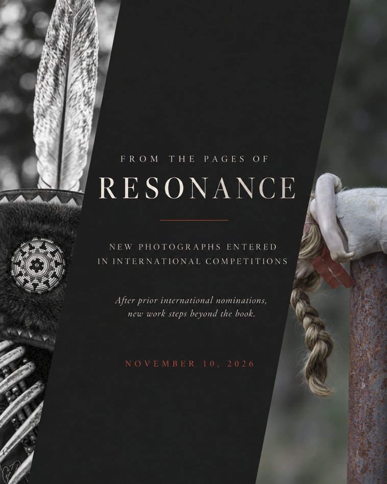 NGaleWings's tweet photo. After previous international nominations through reFocus, I’ve entered two photographs from Resonance in the 2026 World Photo Annual - one Portrait, one Conceptual/Fine Art. No results yet; simply the next step in letting the work move beyond the page. Nov. 10. https://t.co/FHWssi3sjI