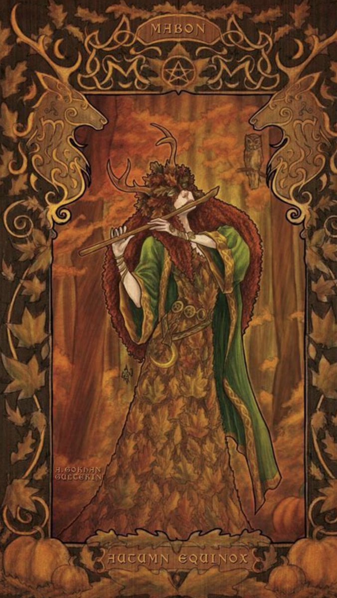 witchravenwood's tweet photo. Wishing all a enchanting dark season,💀🌾 and a magickal Autumn Equinox. 🍞🥧🍷🍂 https://t.co/1afbaceSNG